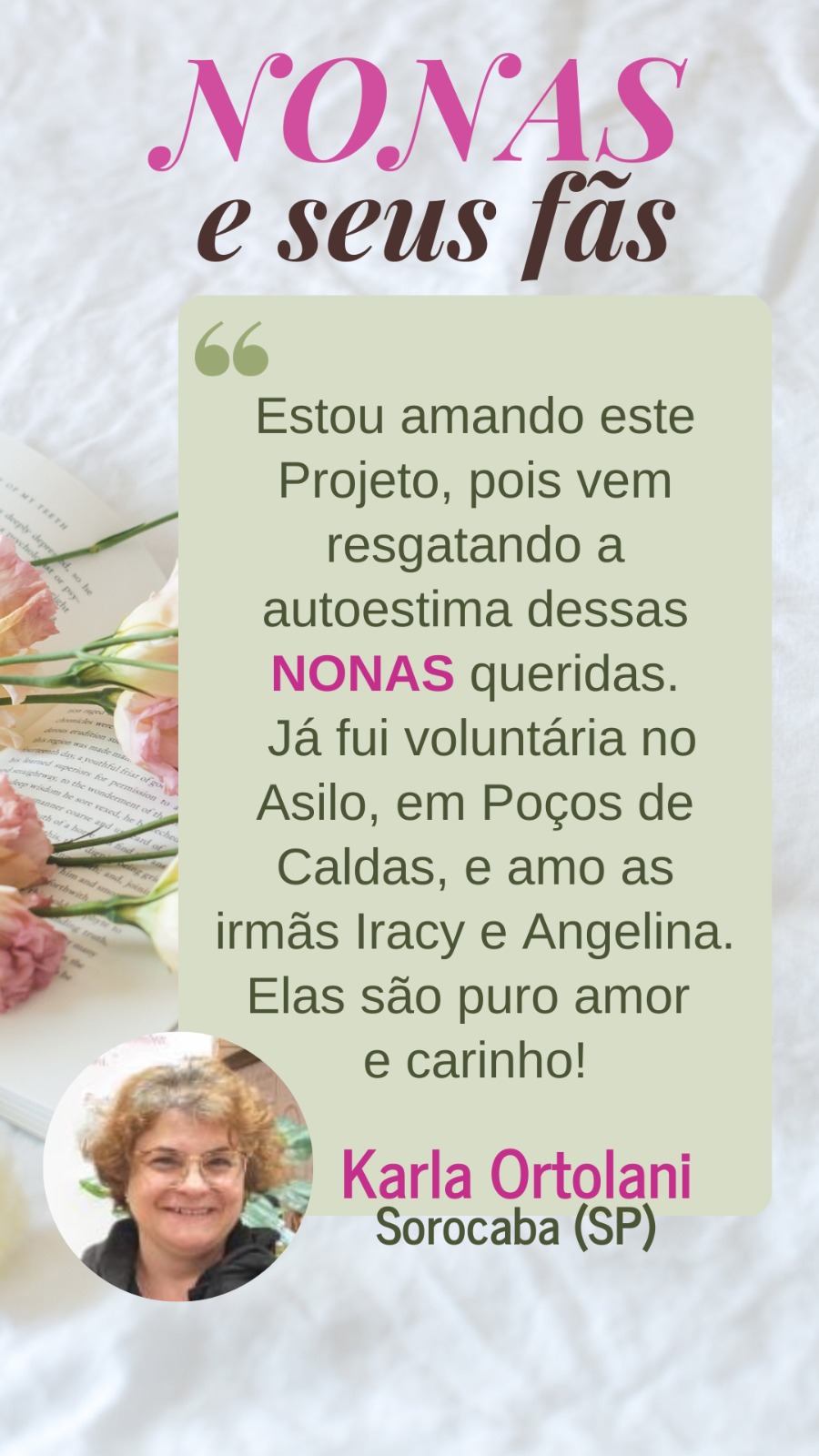Depoimento de Karla Ortolani