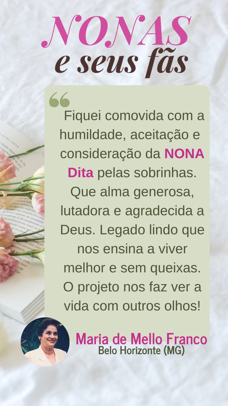 Depoimento de Maria de Mello Franco