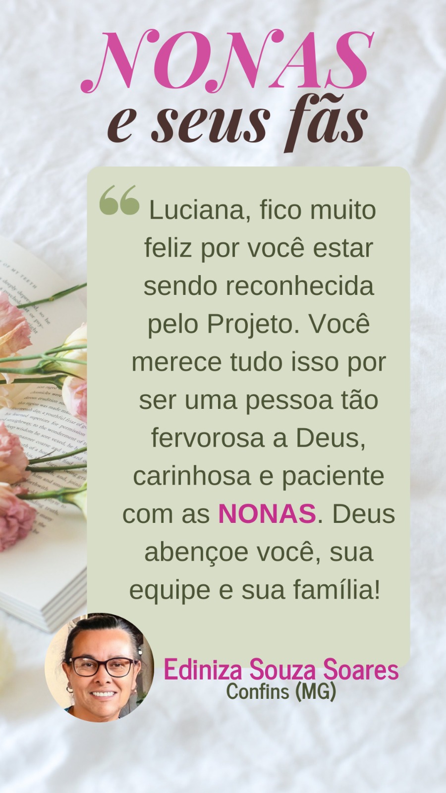 Depoimento de Ediniza Souza Soares
